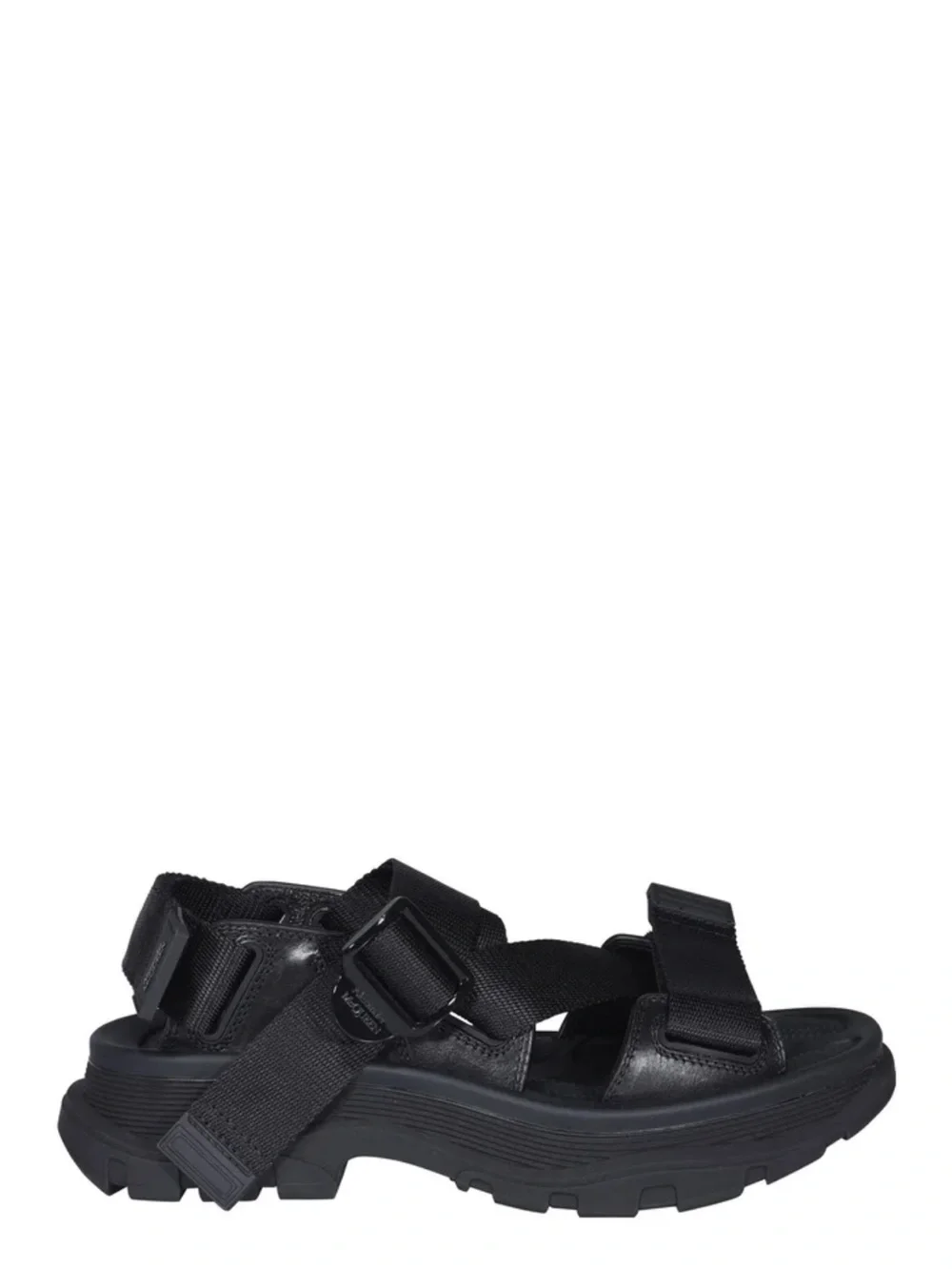 Alexander McQueen Black Sport Strap Sandals - Picture 3 of 3